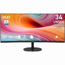 Monitor Curvo Msi Pro Mp341cq E12 Led Va 34